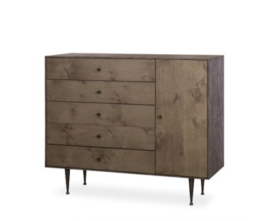 Matilda Dresser - 5 Drawer / Silver